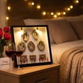 thumbnail image 2 of DIY Mini Museum Silhouette Box- Shadow Box Frame Kit, Mini Museum,Personalized Memory Display Case for Couples, Wedding, Anniversary, & Valentine's Day Gift (black), 2 of 7