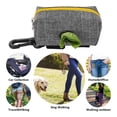 thumbnail image 4 of Transemion Portable Dog Pocket Cleaning Poop Pocket For Durable Poop Dispenser Poop PocketDispenser Dog Double Zipper Pet pink, 4 of 6