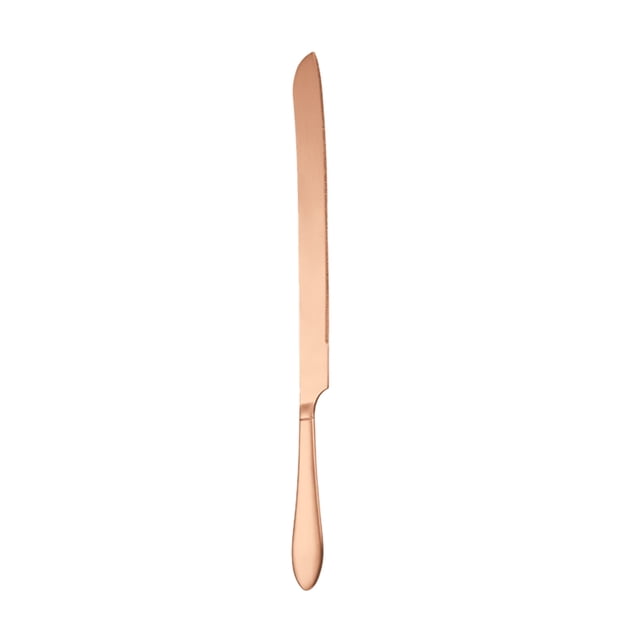 Stainless Steel Serrated Bread Knife Long Handle Kitchen Baking Cake Slicer