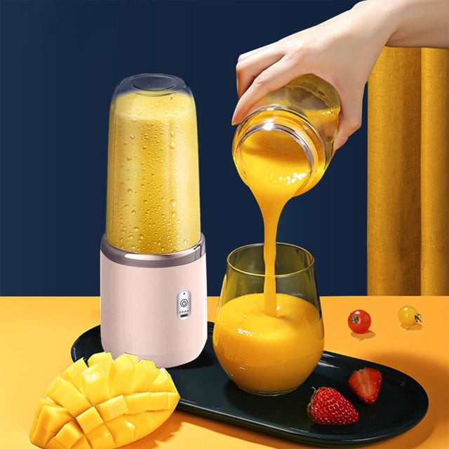 NARABB Juicer Machine Portable Blenders Smooths Blenders For Shakes Fruit Juicer USB Rechargeable With 6 Blades Small Blenders Handheld Blenders For Sports Travel And Outdoors