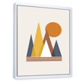 thumbnail image 2 of Designart Résumé de montagne et soleil ART MURAL À CADRE FLOTTÉ, 2 of 4