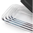 thumbnail image 4 of JoyFul by JoyJolt 4 Glass Bakeware Containers (Black), 4 of 5