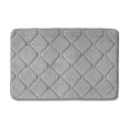 thumbnail image 1 of Bath Mats for Bathroom, Absorbent Non-Slip Soft Velvet Foam Bath Mat for Tub and Shower Floor, Machine Washable, 1 of 9