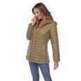 thumbnail image 2 of White Mark Manteau Matelassé pour Femme, 2 of 6