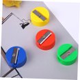 thumbnail image 3 of MERRYHAPY 140Pcs Assorted Color Plastic Round Pencil Sharpener for Office Use Students Back to School, 3 of 5