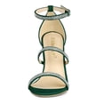 thumbnail image 2 of BLISSFUL STEP Women's Rhinestone Ankle Strap Heel Sandals, 2 of 5