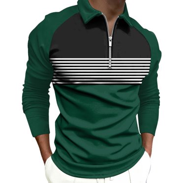Ketyyh-chn99 Polos de Mode pour Hommes Chemises pour Hommes Mode 2024 Tuniques Chemises Été Décontracté Chic T-Shirt Vert,2TG