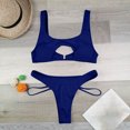 thumbnail image 4 of Birdeem Ensembles de Bikinis pour Femmes, Couleur Unie, Mode Décontractée, à Larges Bretelles, Ajourés, 4 of 8