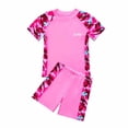 thumbnail image 1 of Pisexur Girls and Boys One Piece Rash Guard Swimsuit Kid Water Sport Short Swimsuit UPF 50+ Sun Protection Bathing Suits 1-16 Years, 1 of 2