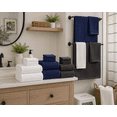 thumbnail image 4 of Splendor Home Zero Twist Quick Dry Hand Towels 600GSM, 16"x30", Set of 2, Navy, 4 of 4