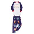 thumbnail image 4 of MASRIN Matching Pjs For Family Christmas Pajamas for Family Pjs Matching Set Family Christmas Pajamas Soft Xmas Pajamas Matching Sets Top Pants Christmas Hat Pjs, 4 of 5