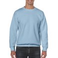 thumbnail image 1 of Gildan Mens Heavy Blend Crewneck Sweatshirt, XL, Light Blue, 1 of 2