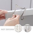 thumbnail image 3 of MIANGASTORE 4 Pcs Crochets de Porte par-Dessus l'Armoire Robustes en Acier Inoxydable pour Armoire Garde-Robe, 3 of 9