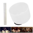 thumbnail image 4 of 8inch Frosted Quartz Crystal Singing Bowl, Strong Vibration Frequency Meditation Musical Instrument Bowl for Healing, 4 of 7