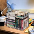 thumbnail image 4 of Foldable Storage Box Old Book Storage Box, Artifact Book, Student Bookshelf Organization, Classroom Backpack, Transparent Household Water Vapor, 4 of 5
