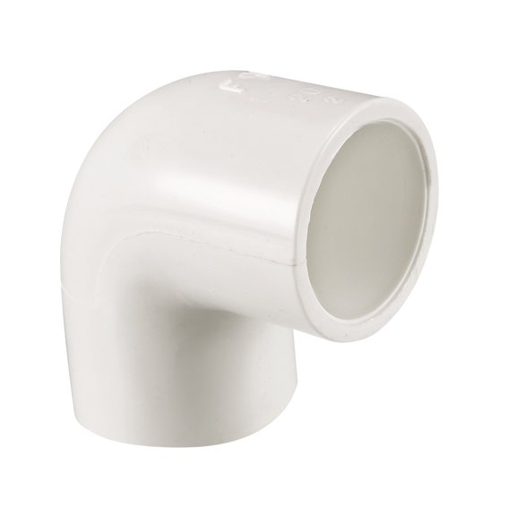 Unique Bargains 20mm Slip 90 Degree PVC Pipe Fitting Elbow Coupling Connector 2 Pcs