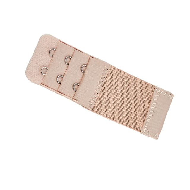Langgg Rallonge de Bretelle Rallonges de Soutien-Gorge Boucle 2 Crochets Accessoires de Brassière Longueur Ajustable Remplacement 3 Rangées sous-Vêtements Chair Profonde 2 Ensembles