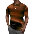 thumbnail image 1 of BOBOGOJP Polos à Manches Courtes pour Hommes avec Col, Évacuation de l'Humidité, Polo de Performance à Séchage Rapide, Polo Décontracté à Manches Courtes pour Hommes (Orange,G), 1 of 4