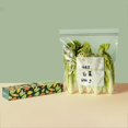 thumbnail image 1 of Refrigerator Vegetable Sealing Bags Fresh Keeping Bags Double Tight Bags Food Grade Storage Bags Fruit Packaging Bags Chip Storage Insulated Sandwich Container Reusable Food Zippe Laundry Mesh Bag, 1 of 3
