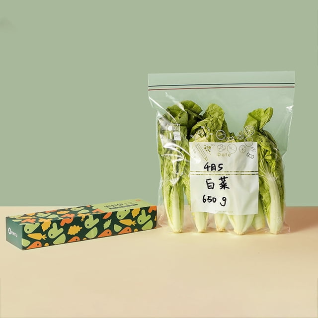 Refrigerator Vegetable Sealing Bags Fresh Keeping Bags Double Tight Bags Food Grade Storage Bags Fruit Packaging Bags Chip Storage Insulated Sandwich Container Reusable Food Zippe Laundry Mesh Bag