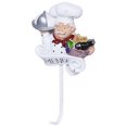 thumbnail image 1 of Resin 3D Italy Chef Adhesive Decorative Hooks Wall Mount CartoonTowel Storage Hook for Home Kitchen Restaurant-#5, 1 of 4