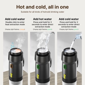 Portable Coffee Machine for Car Home Travel 3 in 1 Cordless Electric Coffee Maker Work With Capsule and Ground Coffee Mini Cold Brew and Heating Coffee Maker with 120ml Cup