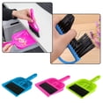 thumbnail image 2 of XIPYYKM 3 Pack Mini Hand Broom and Dustpan Set Small Dust Pans with Brush Set Cleaning Tool for Desk, Car and Animal Waste (Blue+Green+Hot Pink), 2 of 8