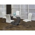 thumbnail image 1 of K-LIVING NAPA DINING TABLE SET WITH WHITE CHAIRS, 1 of 1