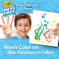 thumbnail image 5 of Crayola Color Wonder Paintbrush Pens Mess Free Paint Set for Kids 8ct Refill 3+, 5 of 5