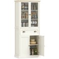 thumbnail image 1 of HOMCOM Freestanding Kitchen Pantry, Buffet Cabinet, 5-tier Storage Cabinet, 1 of 10