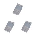 thumbnail image 1 of Baohd Extension Strap Bra Extender Buckle 3 Rows 3 Hooks Women Multicolor Lengthened Band Lingerie Replacement Intimates silver gray 3Set, 1 of 6