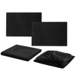 thumbnail image 5 of Topcobe Solid Color Bed Sheet Set for Adults Teens, Full Size Black, 5 of 5