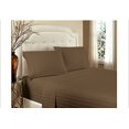 thumbnail image 2 of Home Ensembles de Draps à Rayures d'Hôtel Luxueux Design Série 1800 (Grand Lit, Chocolat), 2 of 3