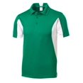 thumbnail image 1 of Gravity Threads Polo Athlétique Micropique Sport - Vert Kelly/blanc - Très Grand, 1 of 1