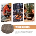 thumbnail image 3 of OULII 10Pack Natural Wood Firelighters Dark Brown Fire Starter for Camping, 3 of 5