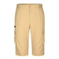 thumbnail image 3 of EOYWHK Capri Cargo Shorts for Men with Multi-Pockets,Relaxed Fit Breathable Summer Athletic Pants,Solid Color Hiking Running Shorts, 3 of 7