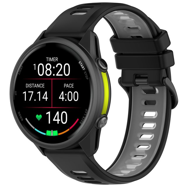 Bracelet de Montre Intelligente 970 de Remplacement 22 mm, Sangle Universelle en Silicone, Durable, Confortable, Installation Facile pour les Passionnés de Mise en Forme