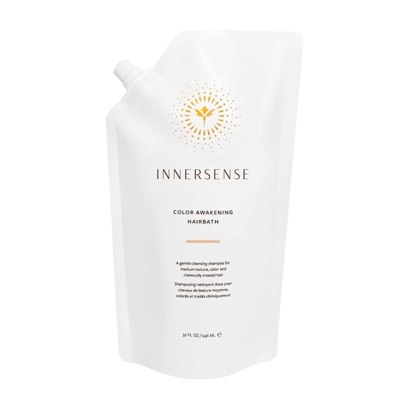 Innersense Organic Beauty - Natural Color Awakening Hairbath Shampoo | Non-Toxic, Cruelty-Free, Clean Haircare (32oz Refill Pouch)