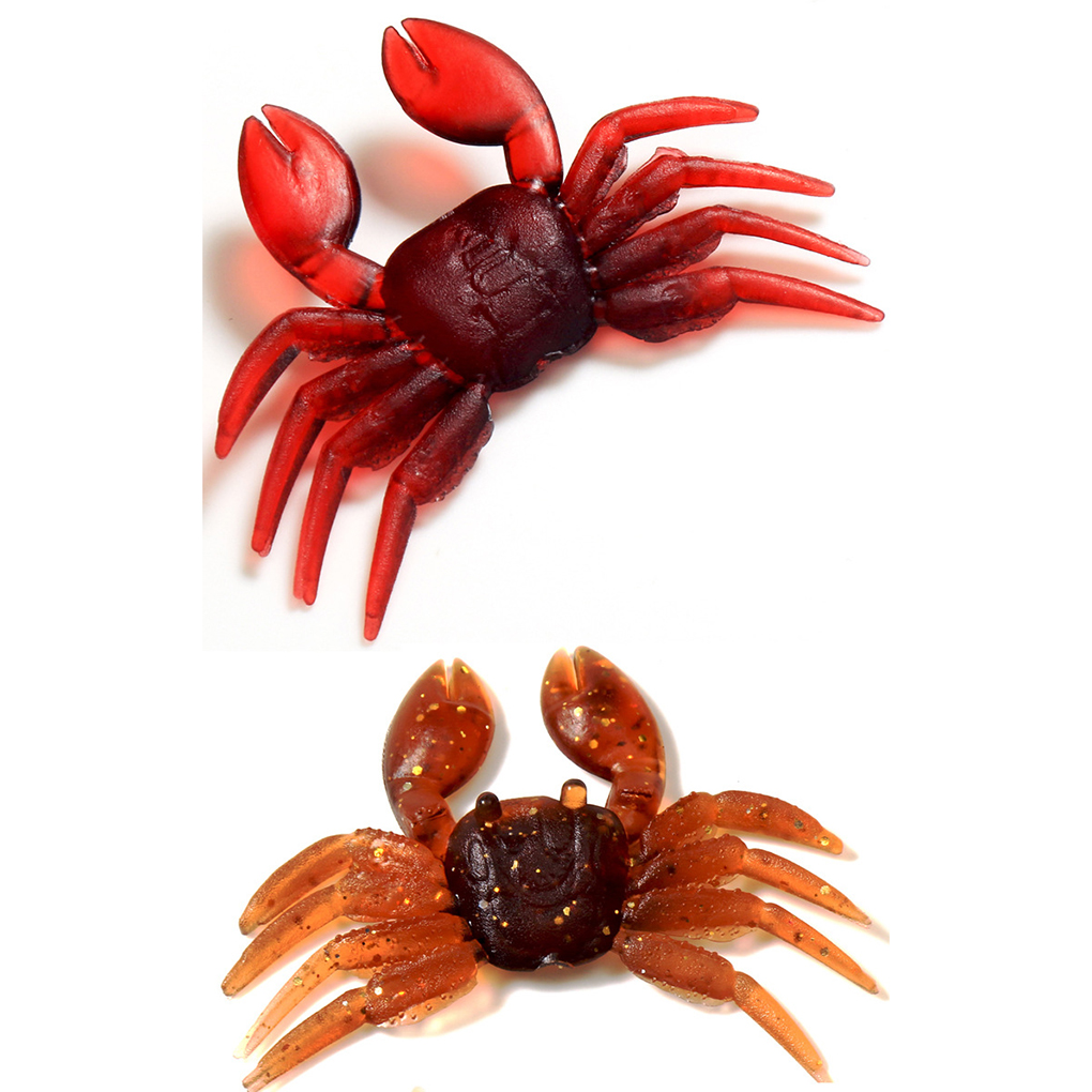 fish bait soft fish tackle 8cm fish crankbaits pvc fish lure simulation crab fish bait