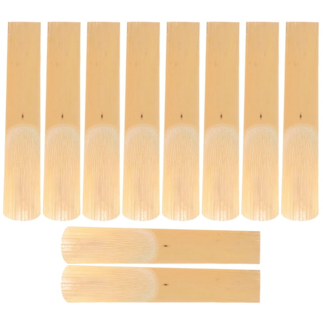 KAKOWELY Roseaux en Bois pour Clarinette 10 Pcs Roseaux pour Débutant B Plat Accessoires Pratiques pour Clarinette Pièces pour Performance