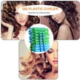 thumbnail image 3 of 1 Ensemble Rouleau de Cheveux Service Longue Durée Fonction Puissante Aide Utile Boucleurs Design Unique Boucleur pour Cheveux Longs Bleu+vert, 3 of 6