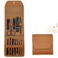 thumbnail image 1 of Yhmxh Tools,Home and Kitchen,Home Essentials 12pcs Stainless Steel Nail Clippers Set With Folding Bag Cutter Kits Scissors Makeup Beauty Tool Nail Trimmer, 1 of 4