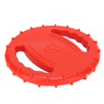thumbnail image 1 of Dog Training Flying Disc, Soft Squeaky Natural Rubber 2 Sides Hollow Design Dog Flying Disc Toy  For Park For Large Dogs Sky Blue,Red, 1 of 8