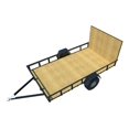 thumbnail image 1 of Utility Trailer Plans DIY Open Lawn Cargo Carrier 6' x 10' Build Your Own, 1 of 4