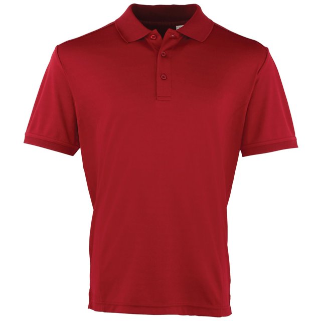 Premier Mens Coolchecker Pique Short-Sleeved Polo Shirt