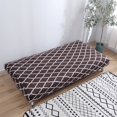 thumbnail image 2 of CHOK 2024 Folding Sofa Bed Cover Solid Color Futon Armless Slipcover Polyester Elastic Fabric All-Inclusive Cover, 2 of 6