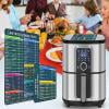 TIMIFIS Kitchen Gadgets Air Fryer Magnetic Times Cheat Sheet Air Fryer Accessories Magnetic Chart Home & Kitchen ummer