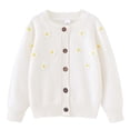 thumbnail image 3 of Cameland Cardigan en Tricot à Col Rond Décontracté pour Enfants, Veste, Veste en Coton à Boutons pour Enfants, 3 of 3