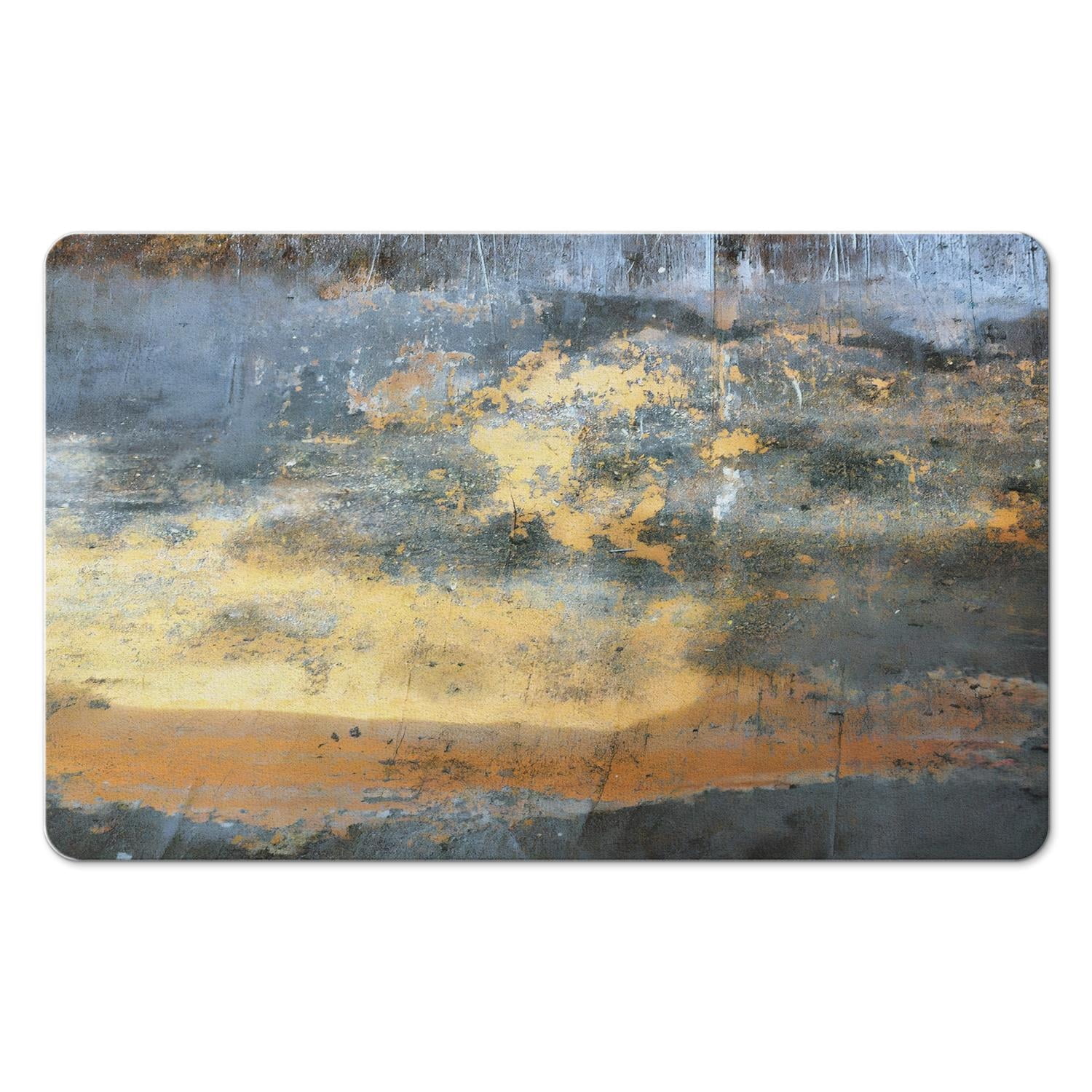 Soft and Luxurious Modern Abstract Gray Area Rug: 20x32 inch, Washable and Non-Slip - Perfect for Living Room, Bedroom, Bathroom, Dining Room and Nursery Decor - Beautiful Indoor Throw Carpet