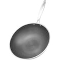 thumbnail image 4 of KAKOWELY Poêle à Frire Poêle Wok Réutilisable Poêle Wok Multifonction Poêle Wok à Frire avec Poignée Fourniture pour la Maison20.47"X12.4"X3.35 Pouces, 4 of 5